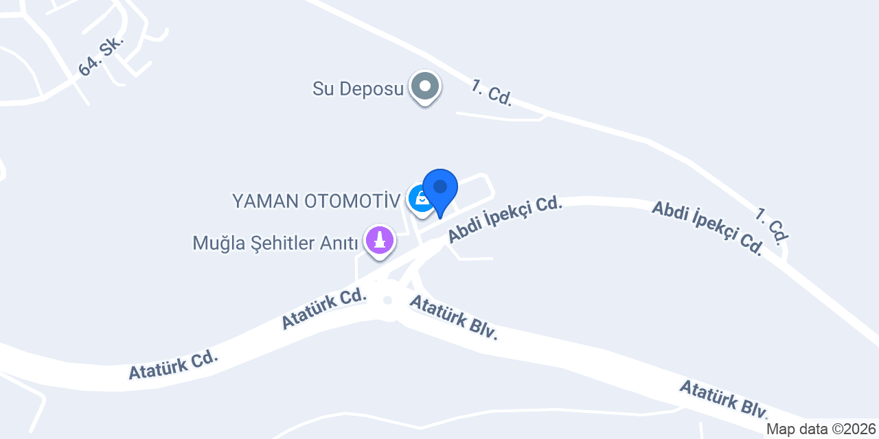 Özbaylar Otomotiv konumu