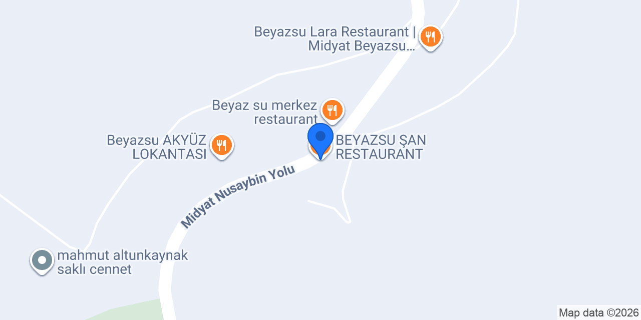 BEYAZSU ŞAN RESTAURANT konumu