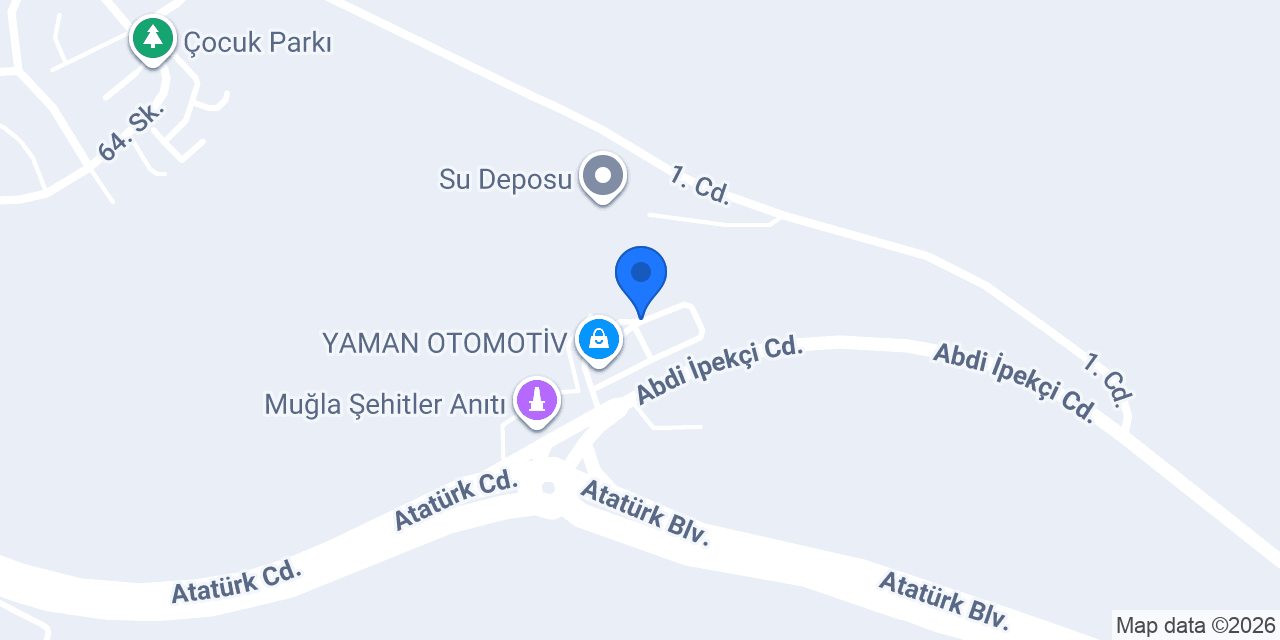 Muğla Oto Alım Satım konumu