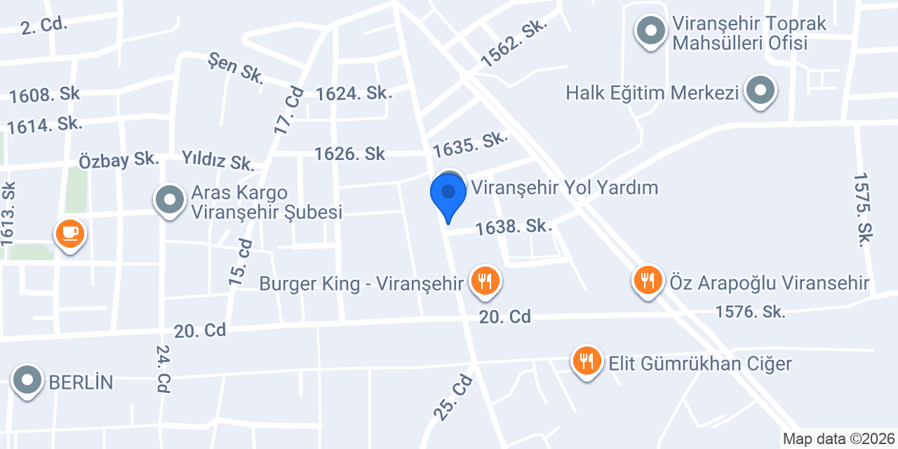 SERCAN EMLAK VİRANŞEHİR konumu