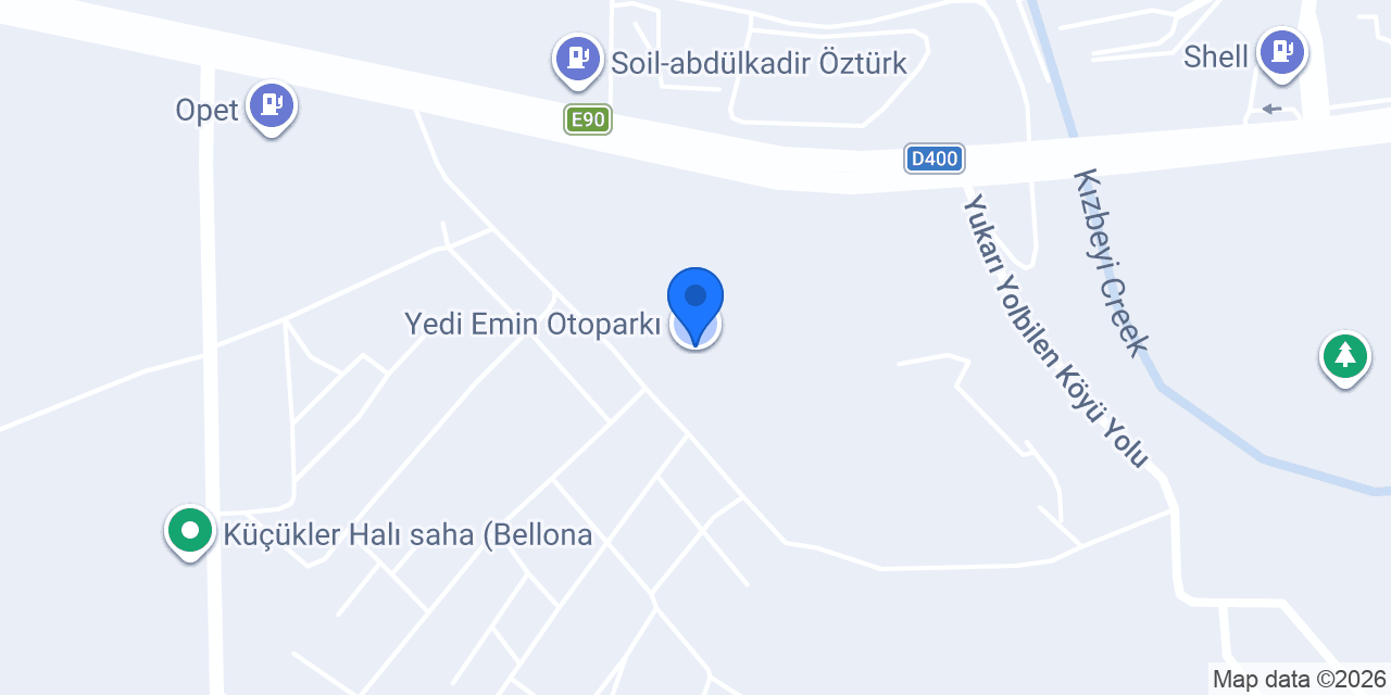 Yedi Emin Otoparkı konumu