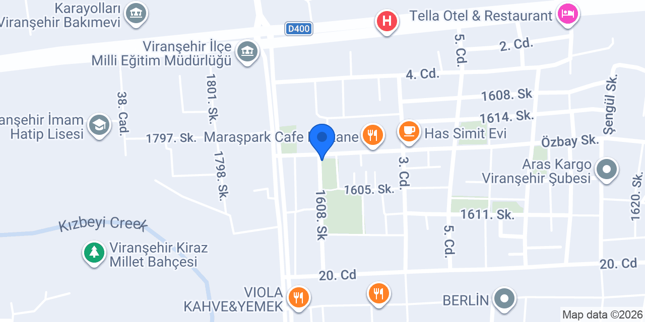 Viranşehir taksi konumu