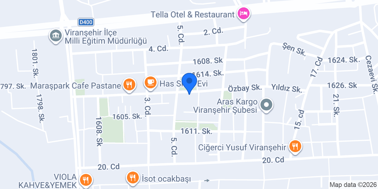 Joy Döner Viranşehir konumu