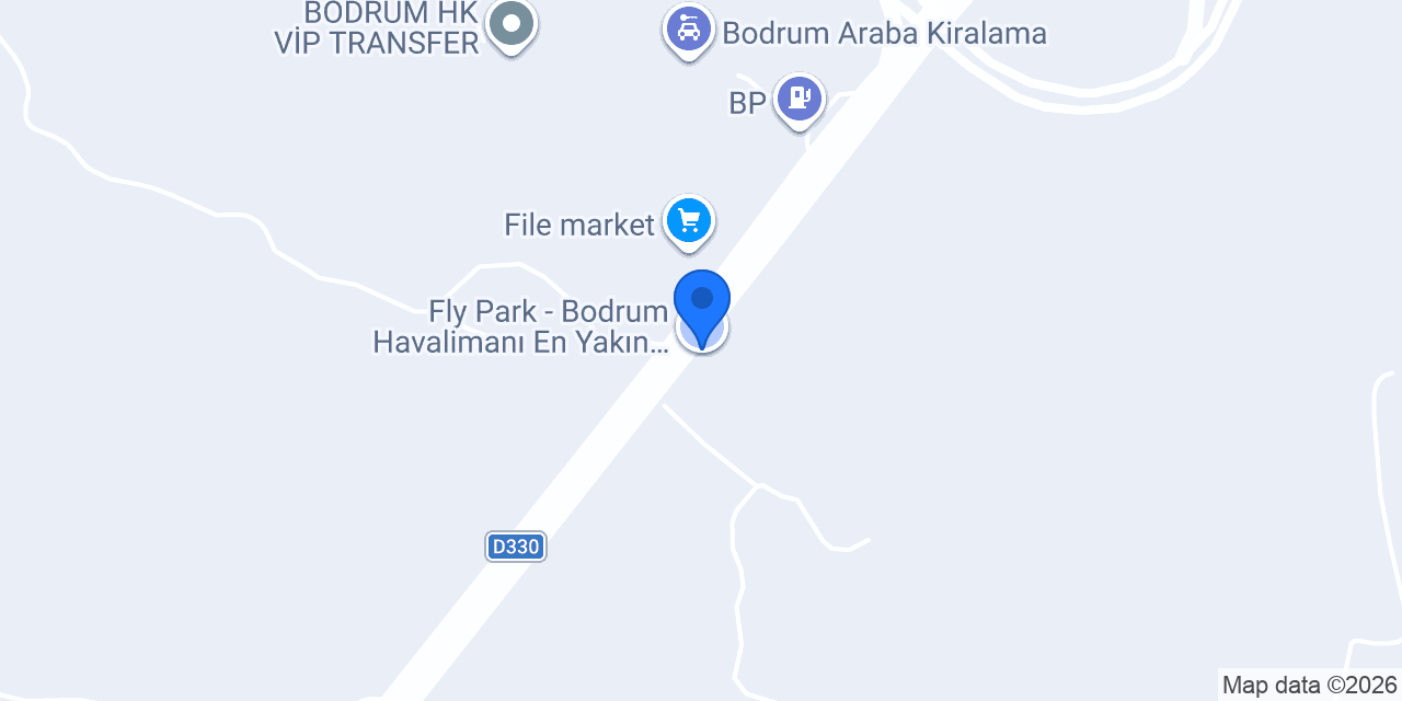 Fly Park - Bodrum Havalimanı En Yakın Otopark konumu