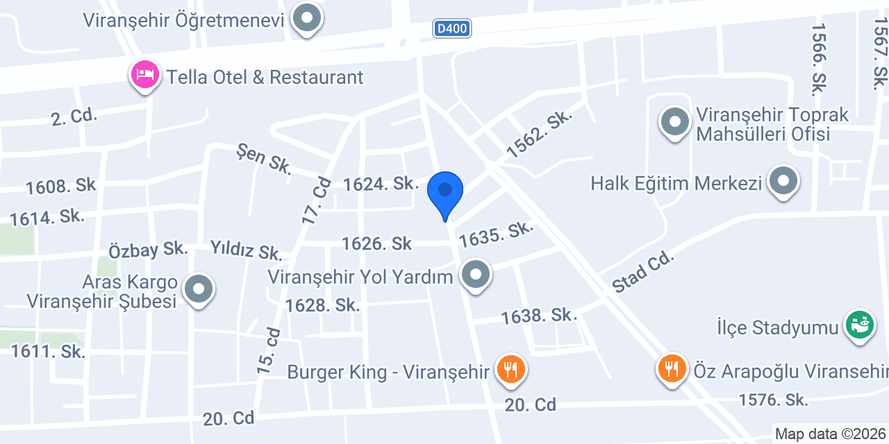 ROZA LİFE VETERİNER KLİNİĞİ konumu
