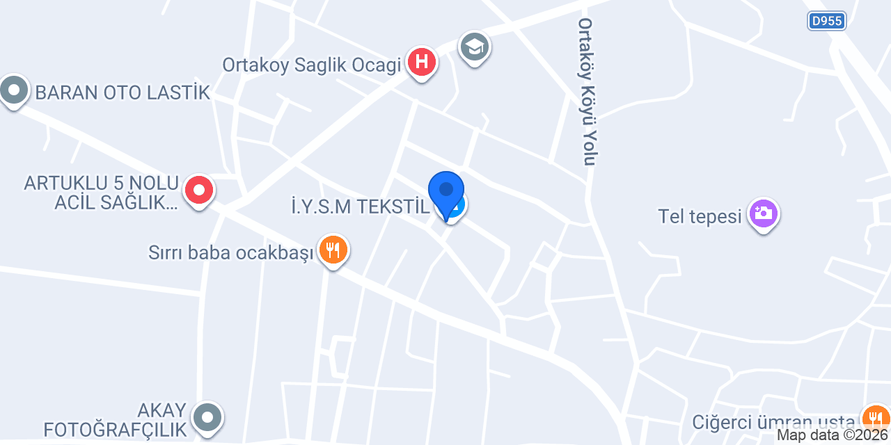 İ.Y.S.M TEKSTİL konumu
