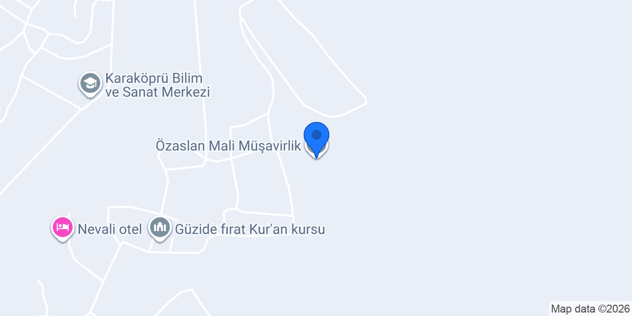 Özaslan Mali Müşavirlik konumu