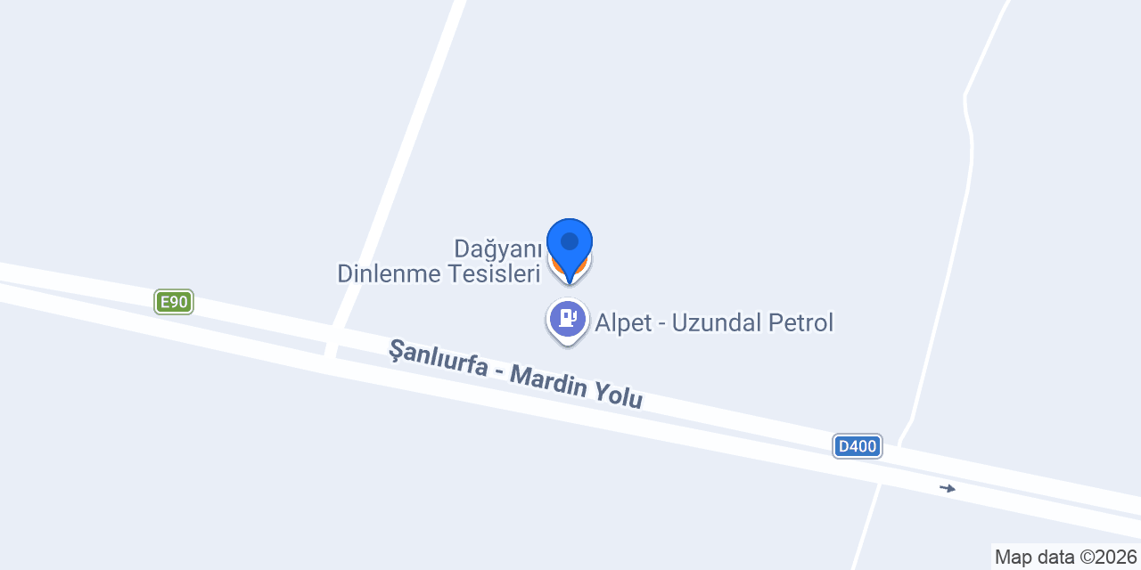 Dağyanı Dinlenme Tesisleri konumu