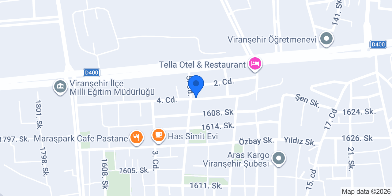 Viranşehir Özel Trafik Sürücü Kursu konumu