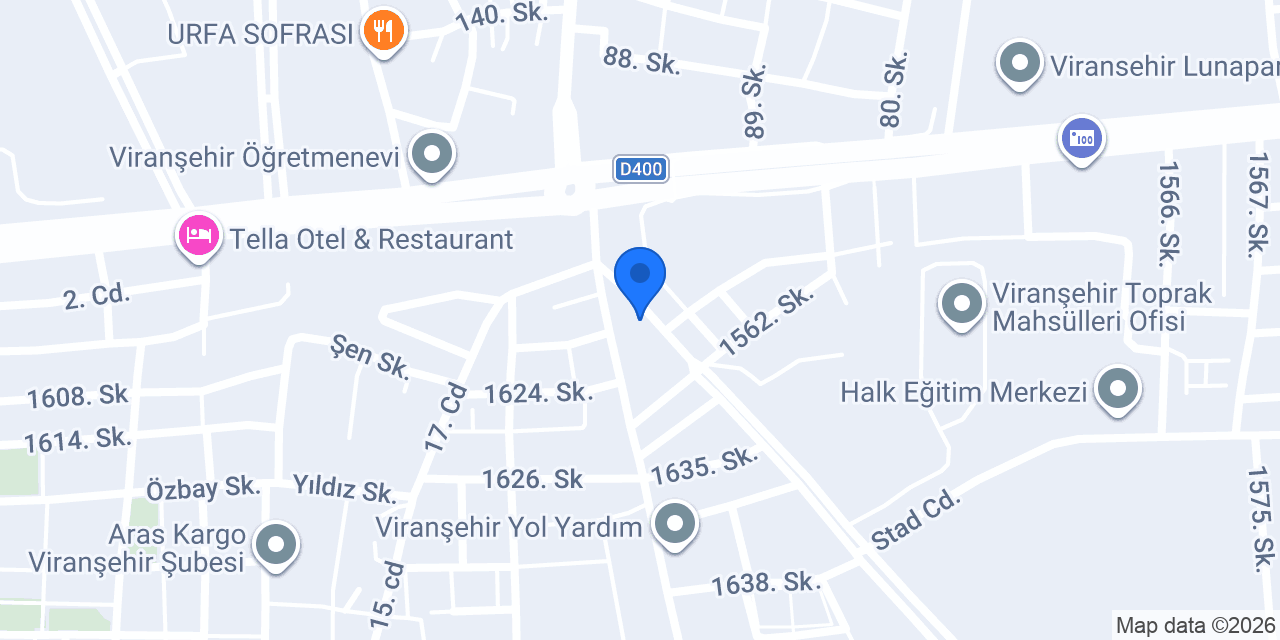 Viranşehir Sürücü Kursu konumu