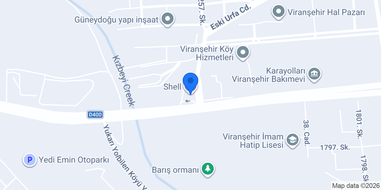 Viranşehir çekici konumu
