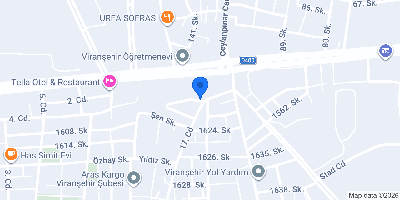 Viranşehir Elektrik konumu