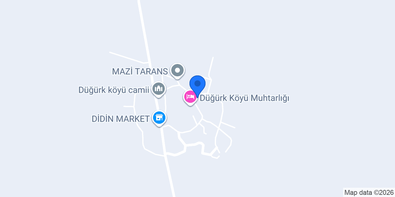 Düğrük İlkokulu konumu