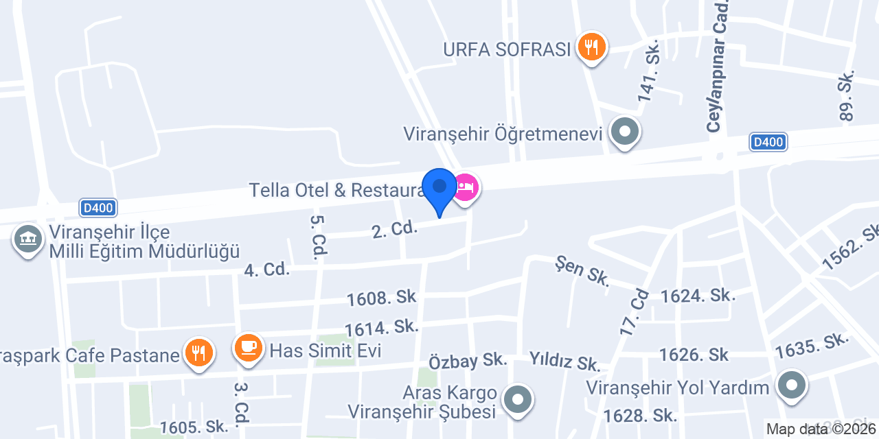 İpekyol Tip Merkezi Viransehir konumu
