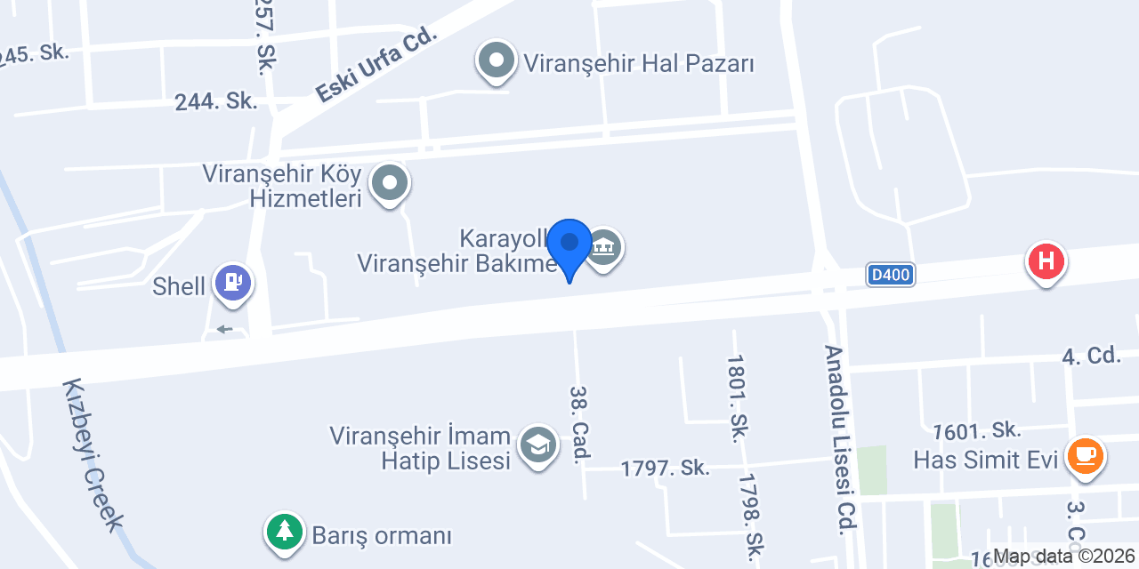 GOCAR ARAÇ KİRALAMA / VİRANŞEHİR konumu