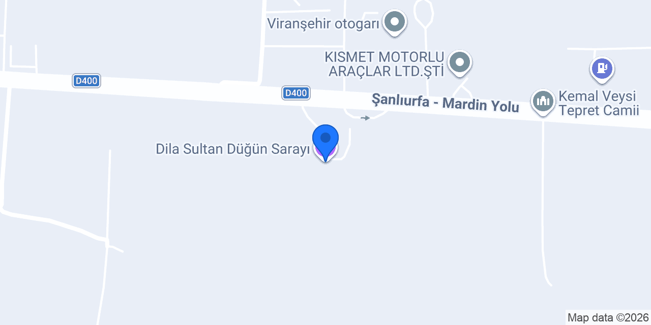 Dila Sultan Düğün Sarayı konumu
