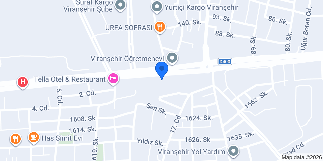 Yapı Kredi - Viranşehir Şubesi konumu