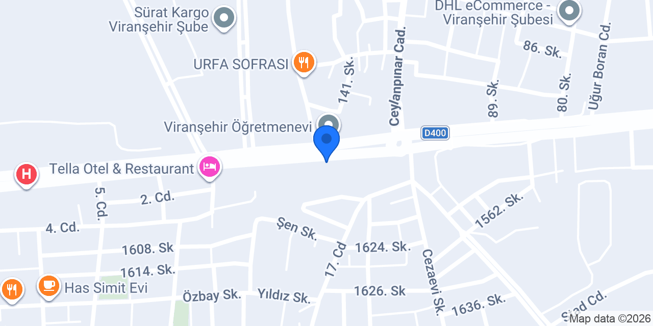 Dilan Rent A Car konumu