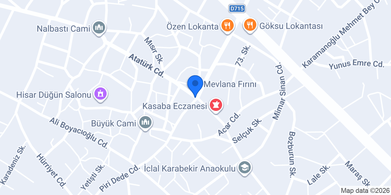 Karaman Uluer İnşaat konumu