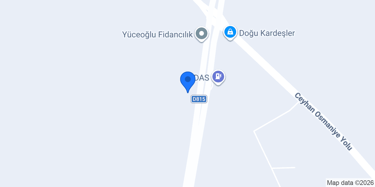 Toklu Paketleme Tesisi konumu