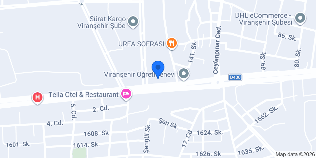 Cizre İtimat Viranşehir konumu