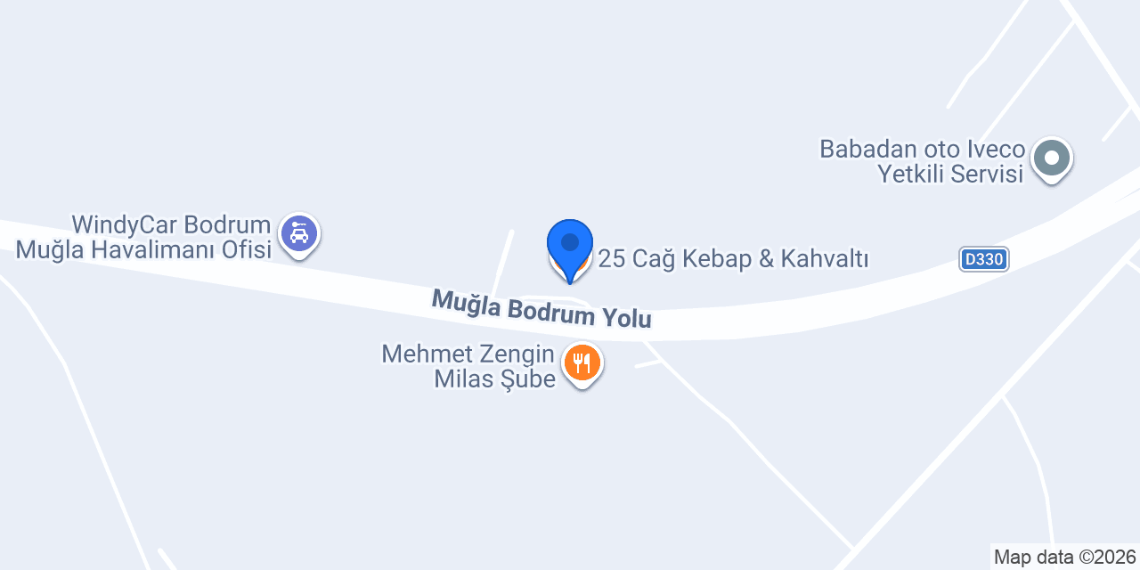 25 Cağ Kebap & Kahvaltı konumu