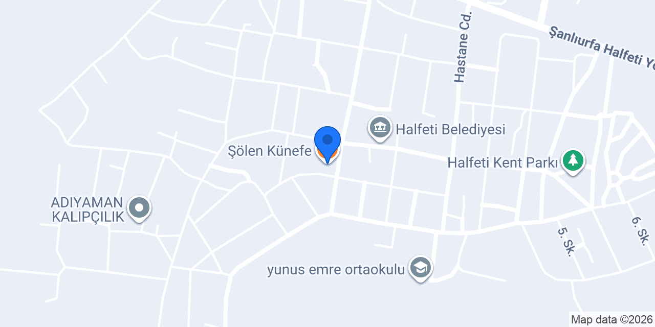 Şölen Künefe konumu