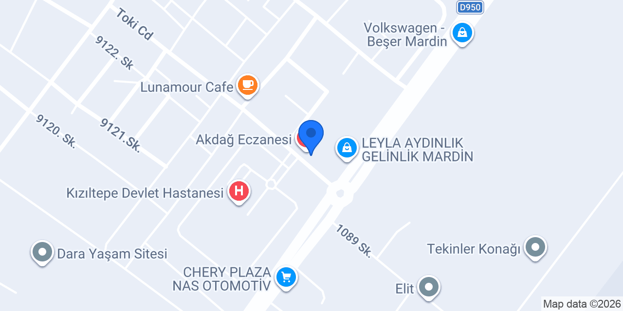 Cevher Eczanesi konumu