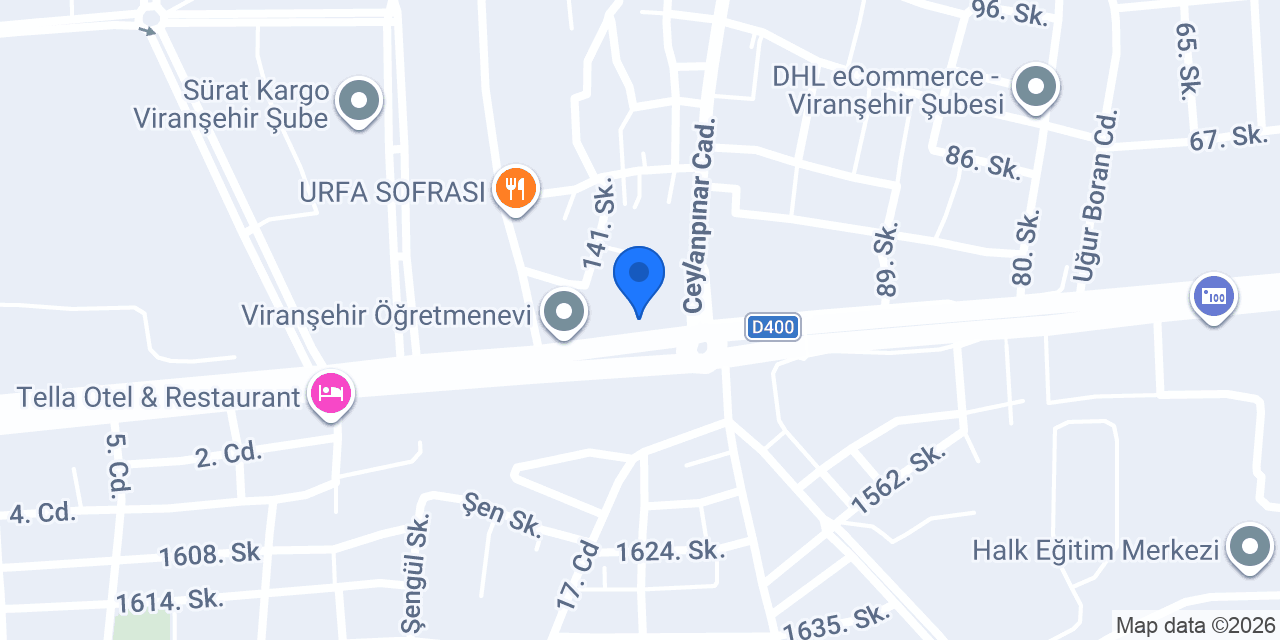 Özel Viranşehir Eğitimciler Sürücü Kursu konumu
