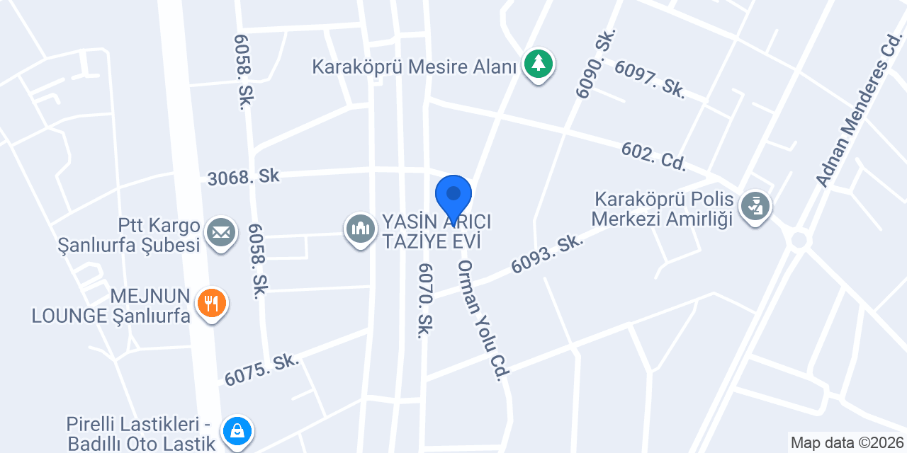 Gülce Çiçekçilik konumu