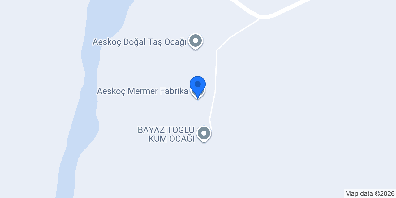 Aeskoç Mermer Fabrika konumu