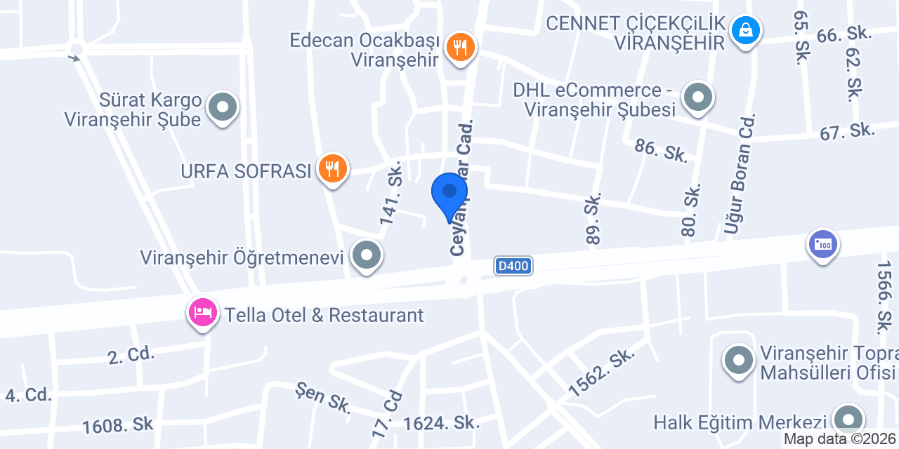 Hocaoğlu Çiçekçilik konumu