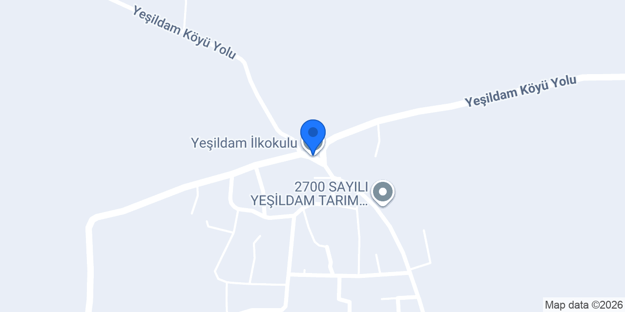 Yeşildam İlkokulu konumu