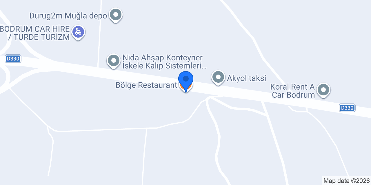 Bölge Restaurant konumu