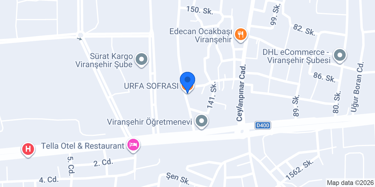 URFA SOFRASI konumu