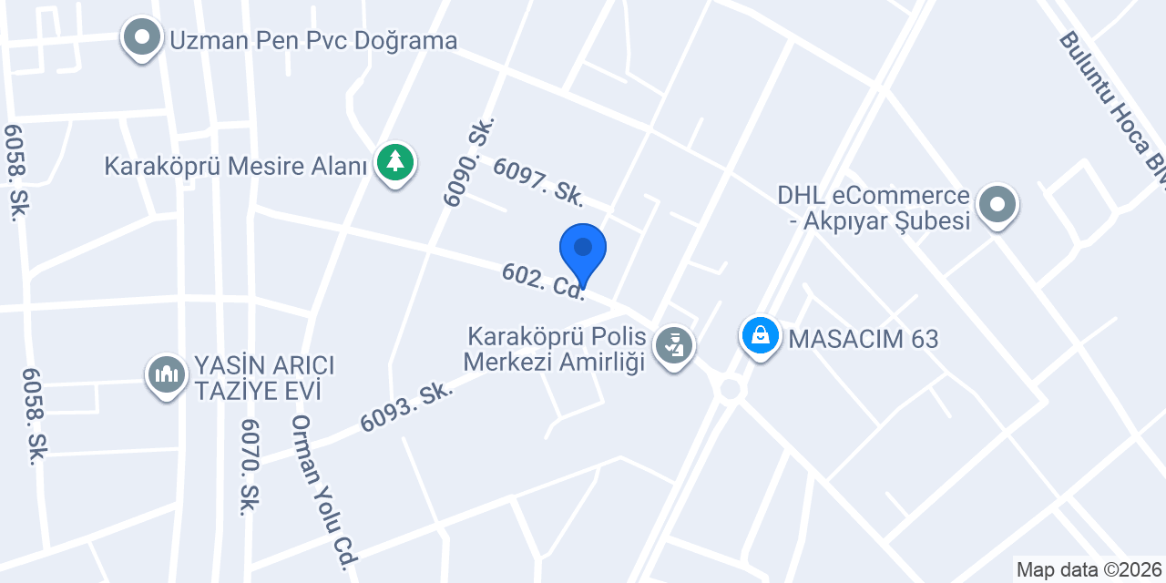 Karaköprü Çiçek Siparişi konumu
