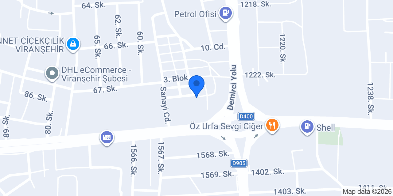 Topkan oto servls konumu