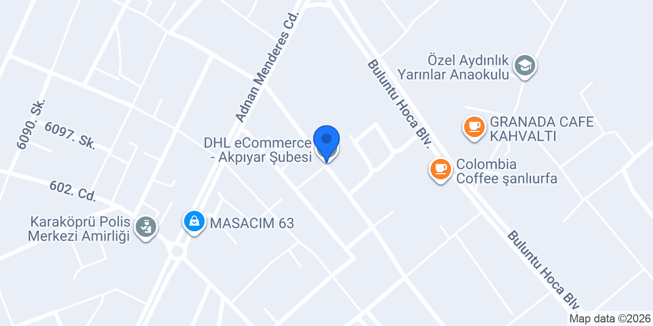 DHL eCommerce - Akpıyar Şubesi konumu