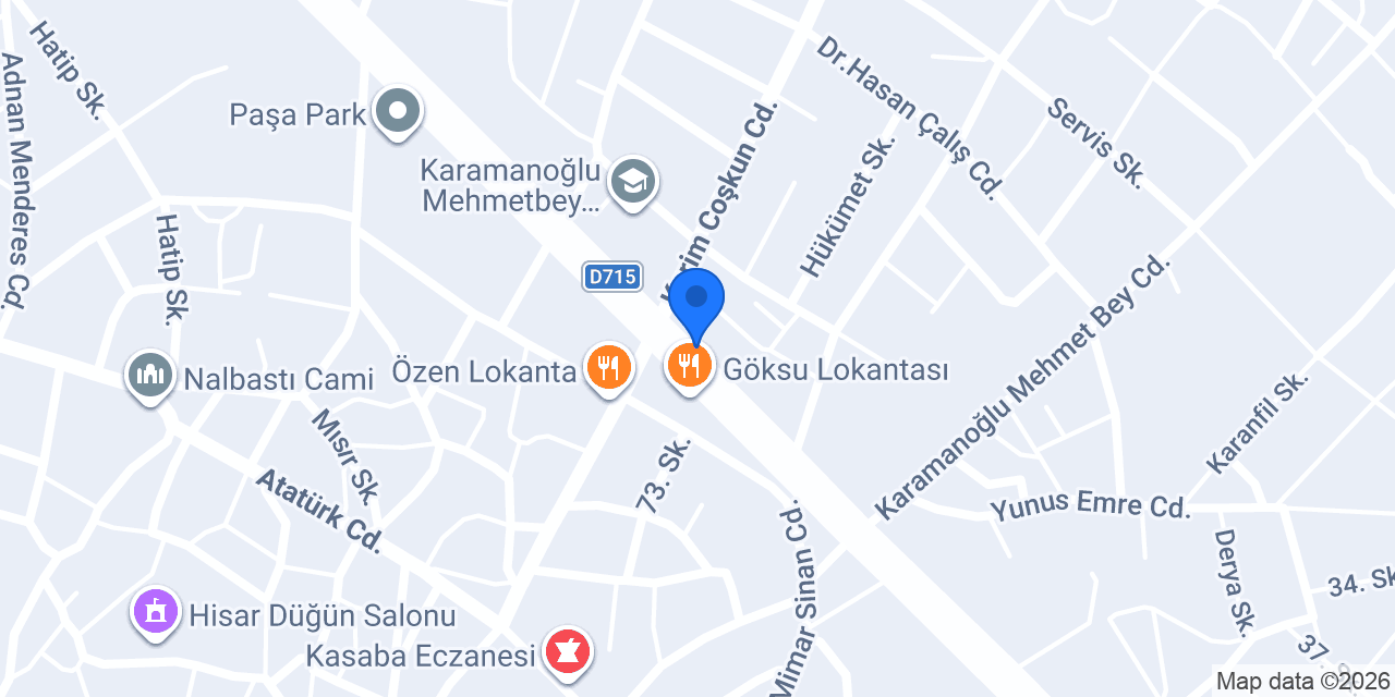 Kazım Karabekir İlçe Nüfus Müdürlüğü konumu