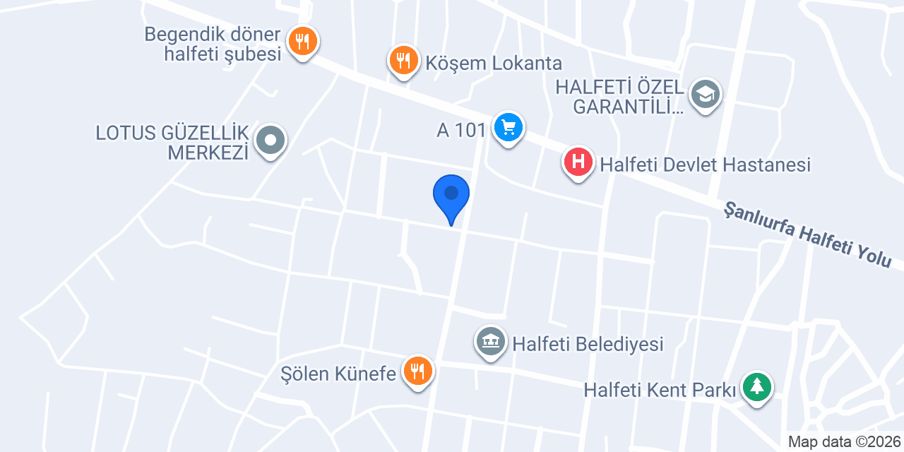 Lara Pizza Halfeti konumu