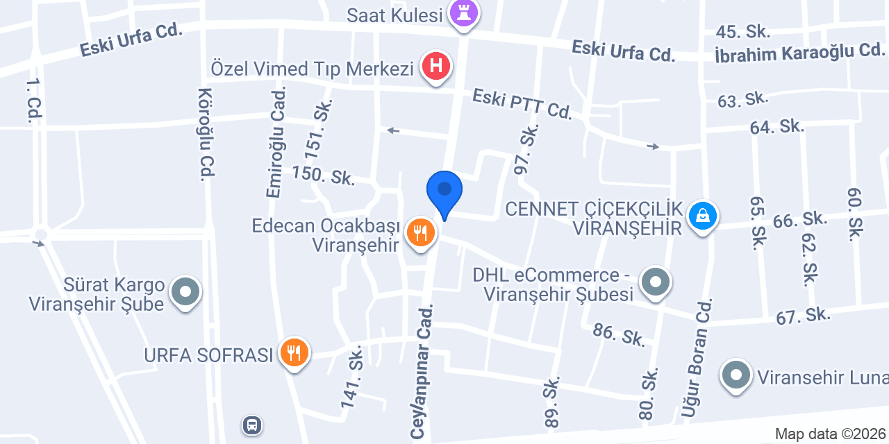 Viranşehir Kebapçılar konumu