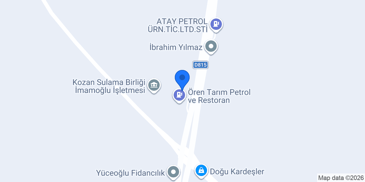 ÖREN RESTORAN konumu