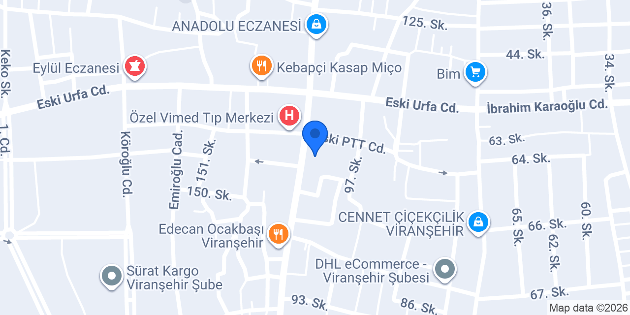 ARJİN DÖNER konumu