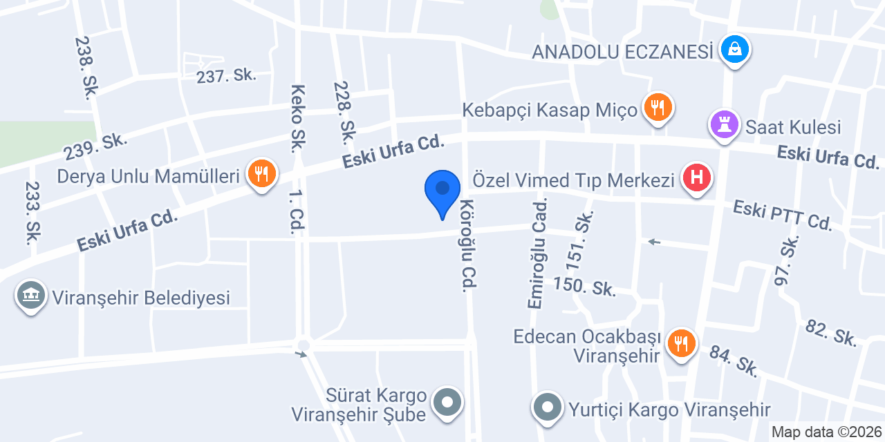Şuski Abone Merkezi konumu