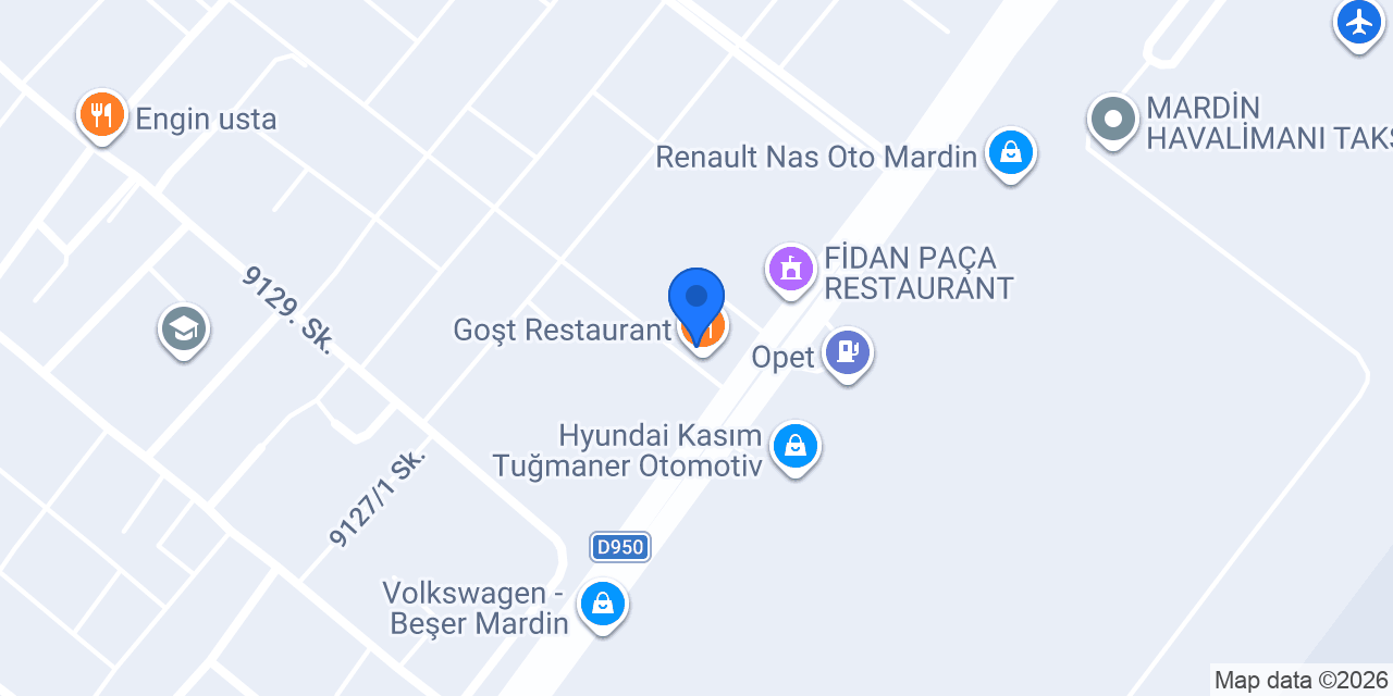 İskoop Mardin Şube konumu