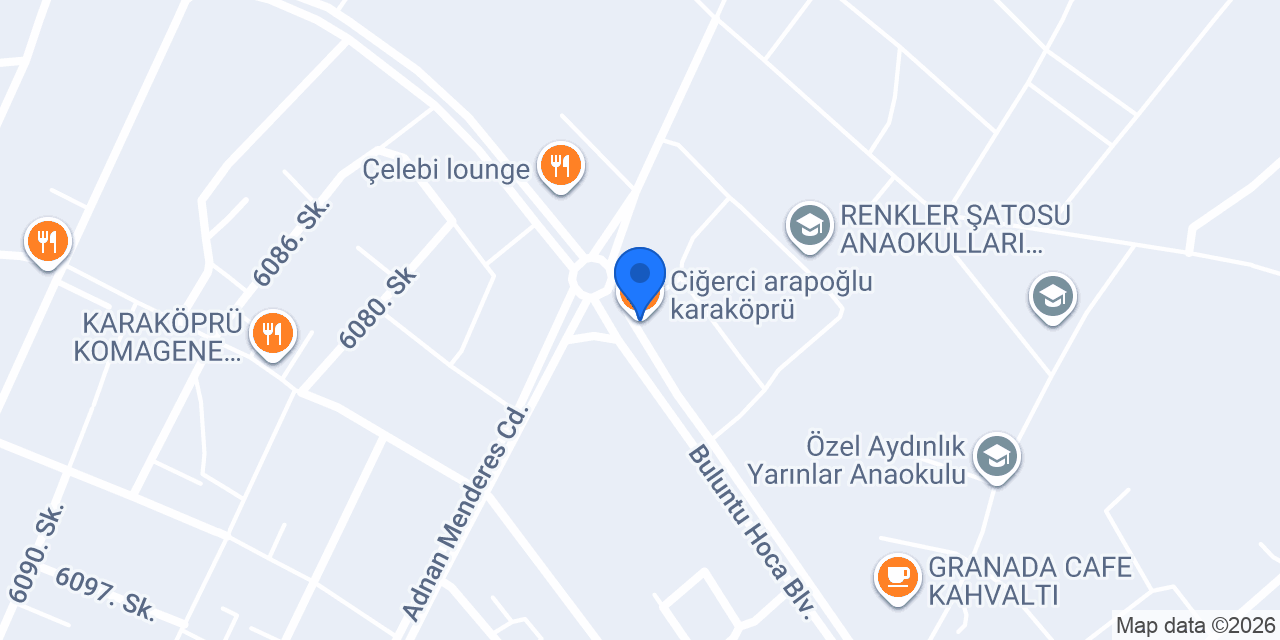 Ciğerci arapoğlu karaköprü konumu