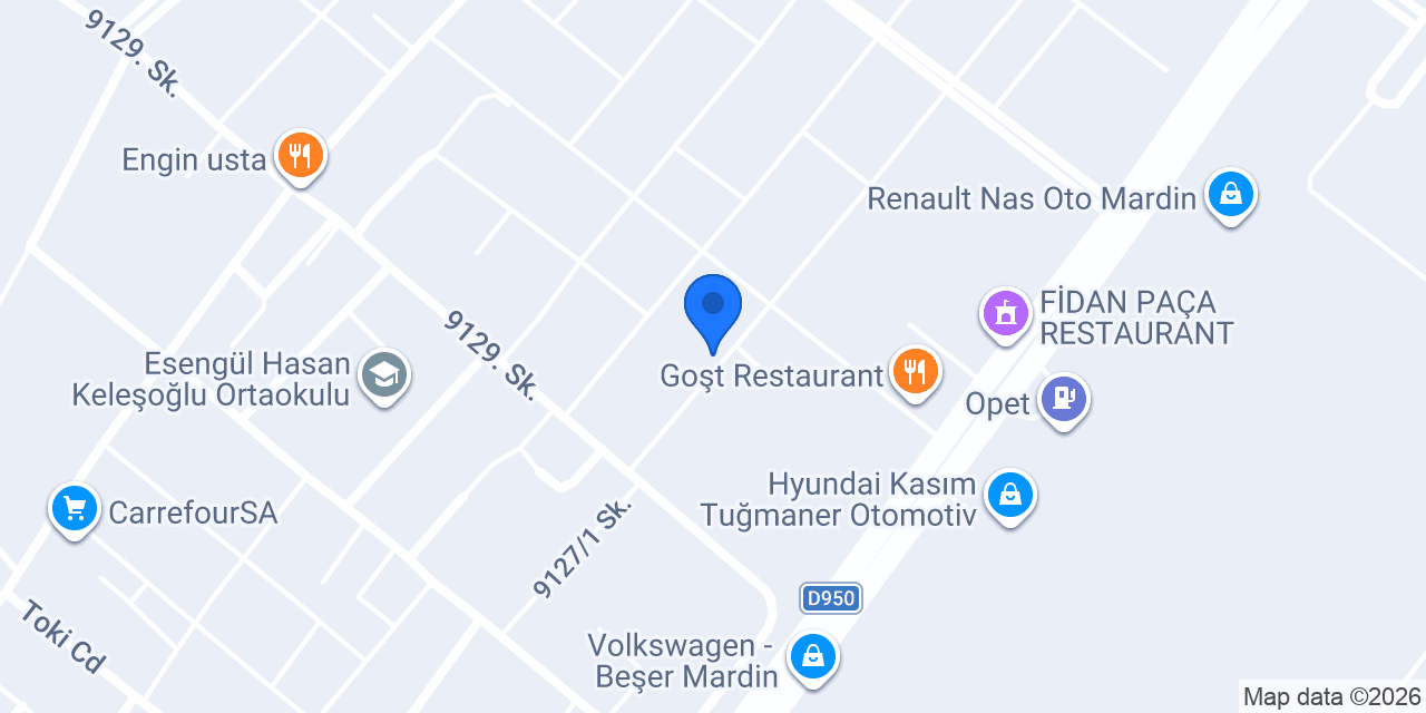 POLYMAX GARAGE MARDİN konumu