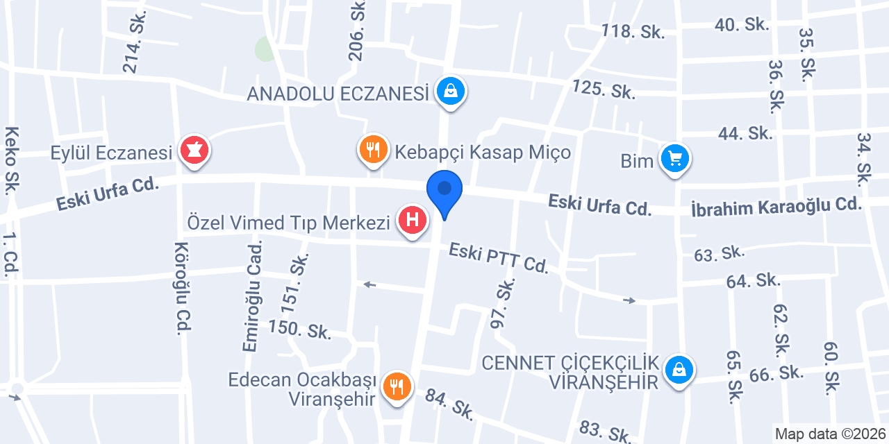Narin Döner konumu