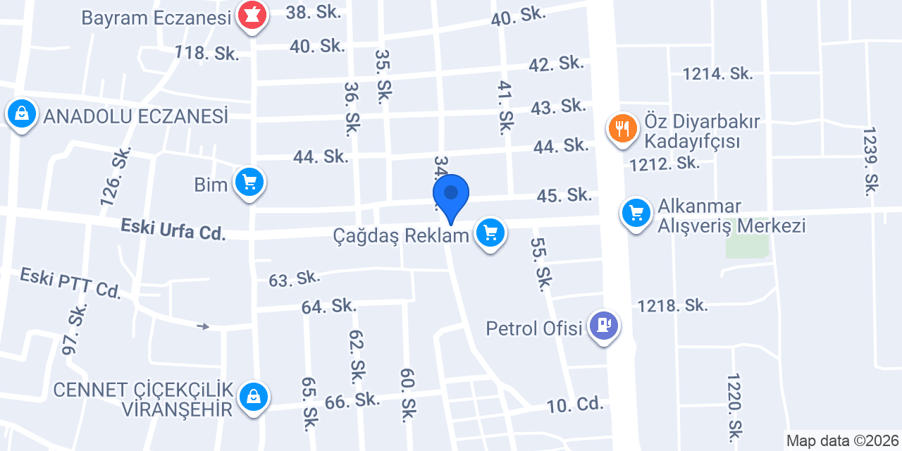 Viranşehir Dönerci RS konumu