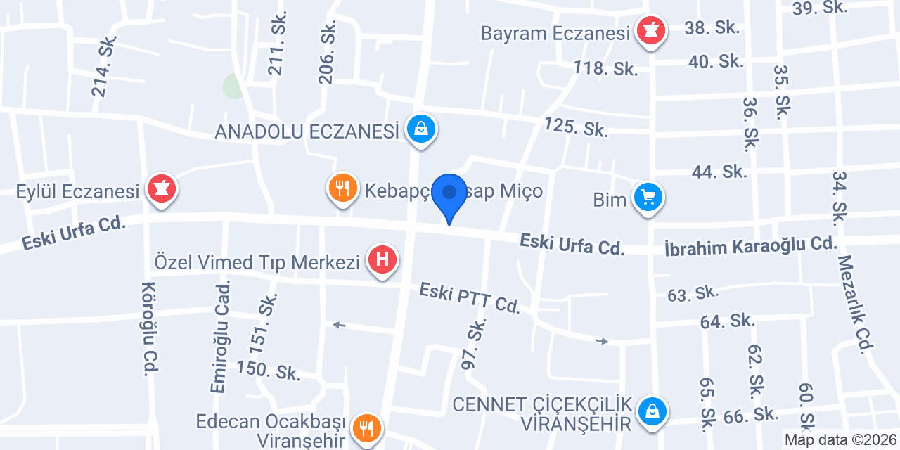 HAFIZOĞLU Eczanesi konumu